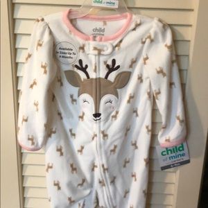Rain deer sleeper. Never worn. NWT